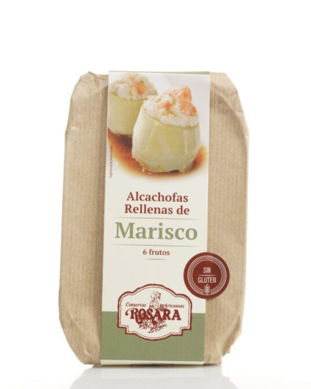 Alcachofas Rellenas de Marisco Rosara