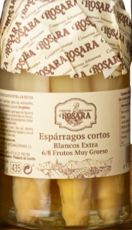 Espárragos cortos 6/8 de la Rosara