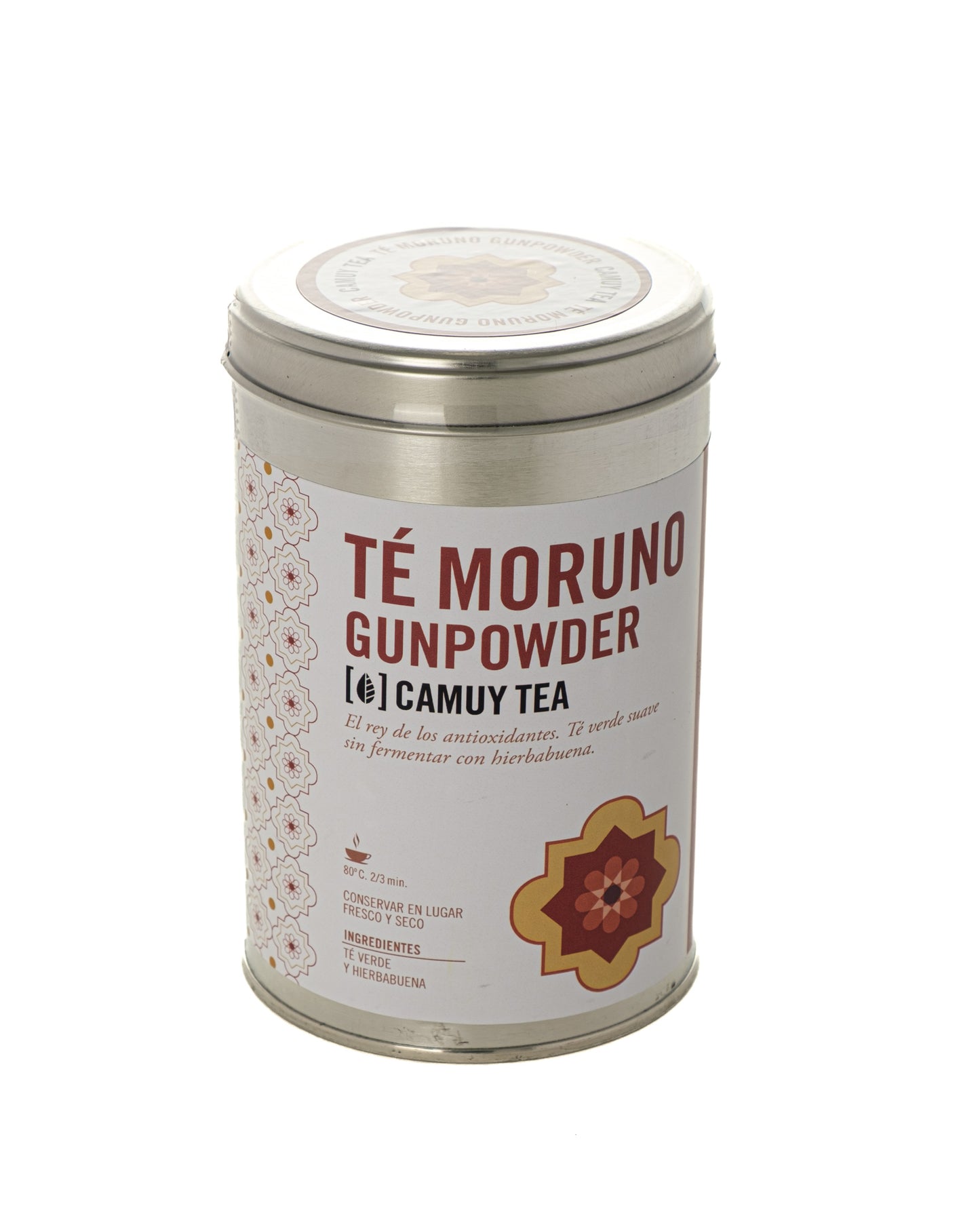 Infusión Té Moruno Gunpowder. Camuy. Pirámides de seda