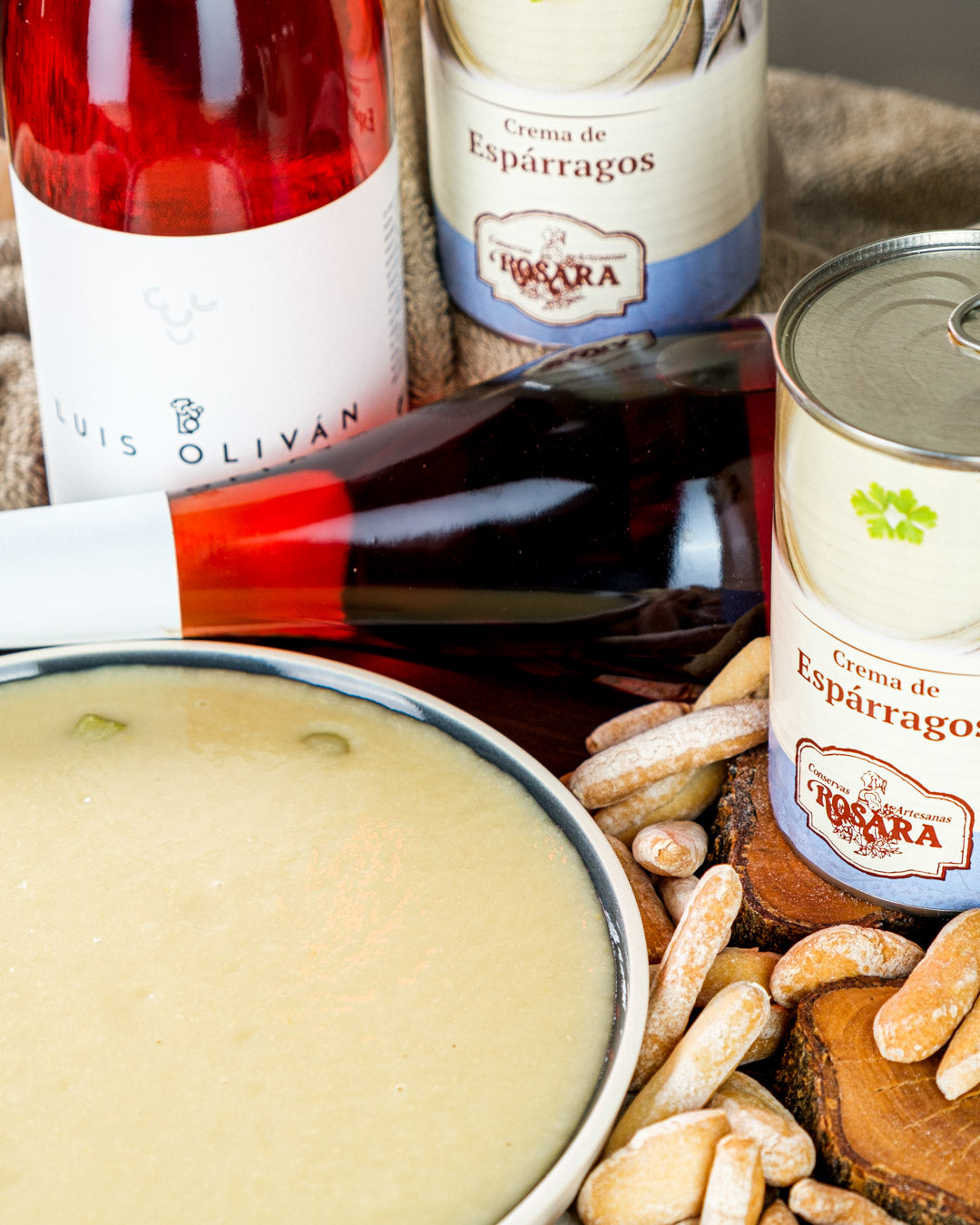 Crema de Espárragos la Rosara