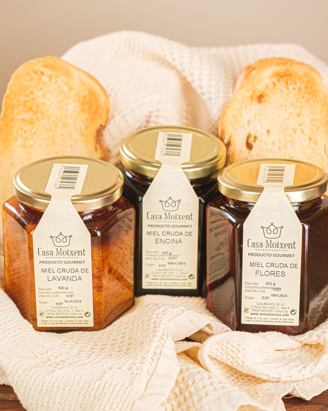 Miel Cruda de Encina de Casa Moixent 500 gr