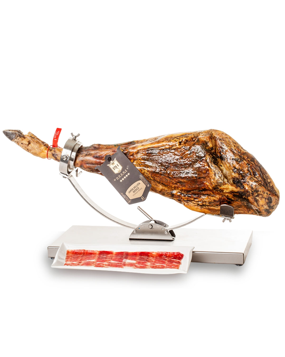 Jamón de bellota ibérico RH (Brida roja)