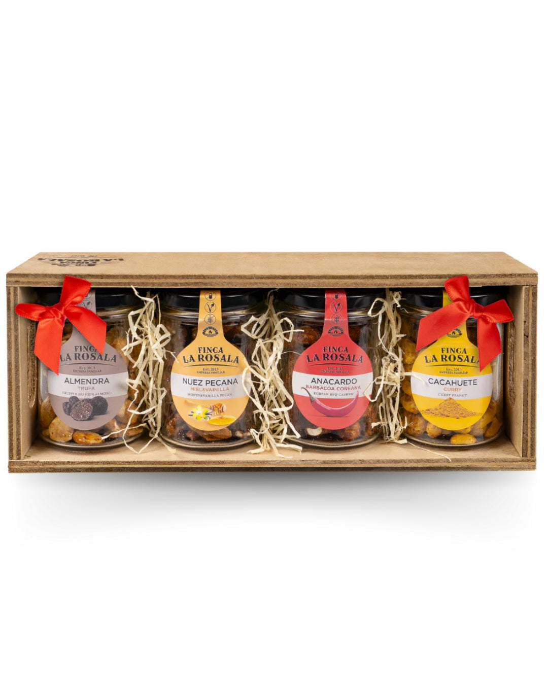 Pack de 4 botes de frutos secos La Rosala