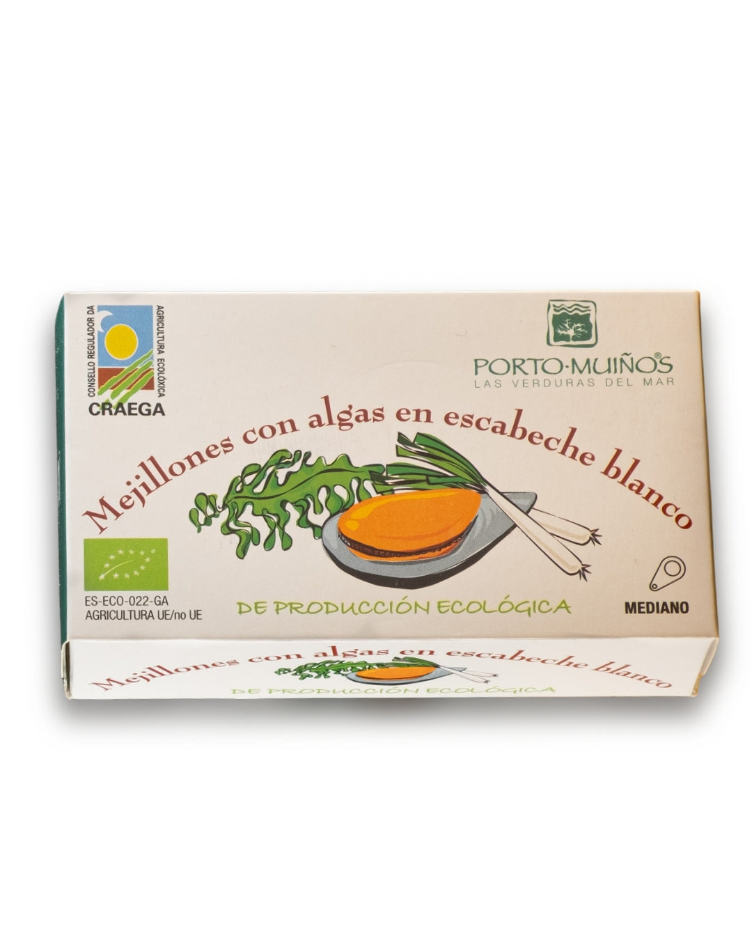 Mejillones con Algas en Escabeche Blanco Porto Muiños