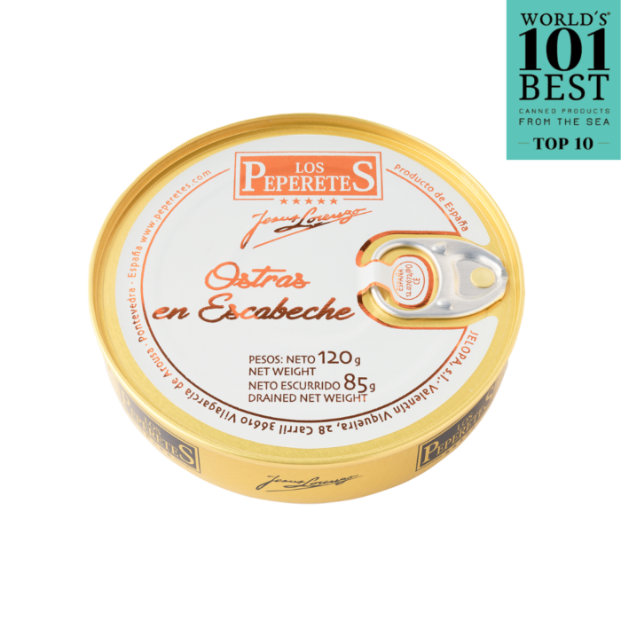 Ostras en escabeche lo Peperetes