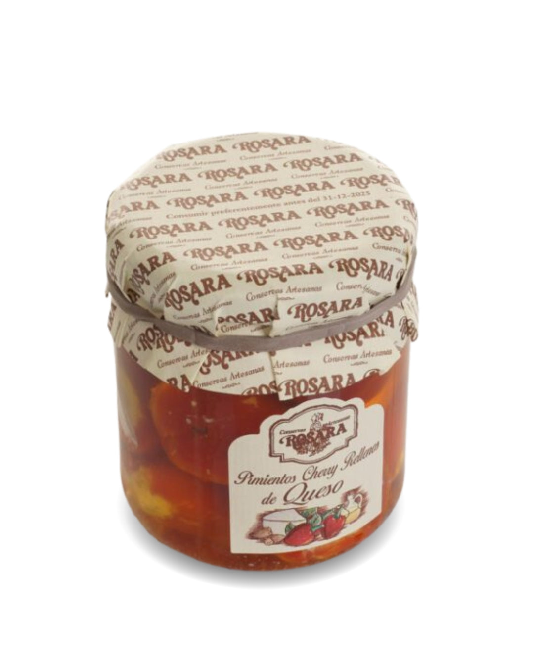 Pimientos Cherry Rellenos de Queso Rosara
