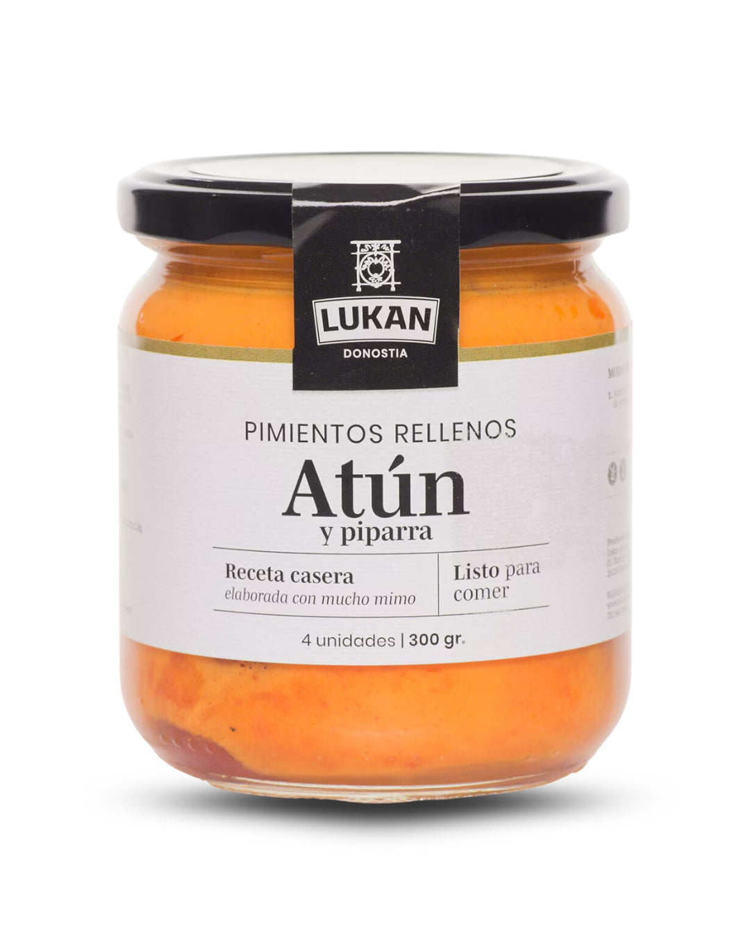 Pimientos rellenos de atún y piparra Lukan Gourmet