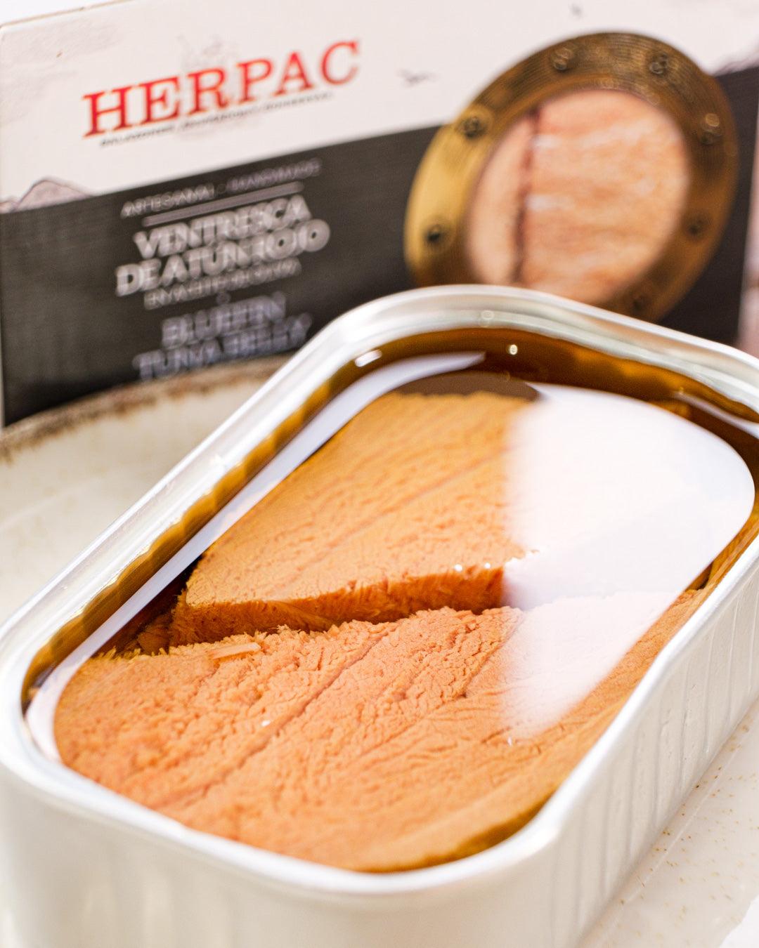 Ventresca de Atún Rojo en Aceite de Oliva de Herpac