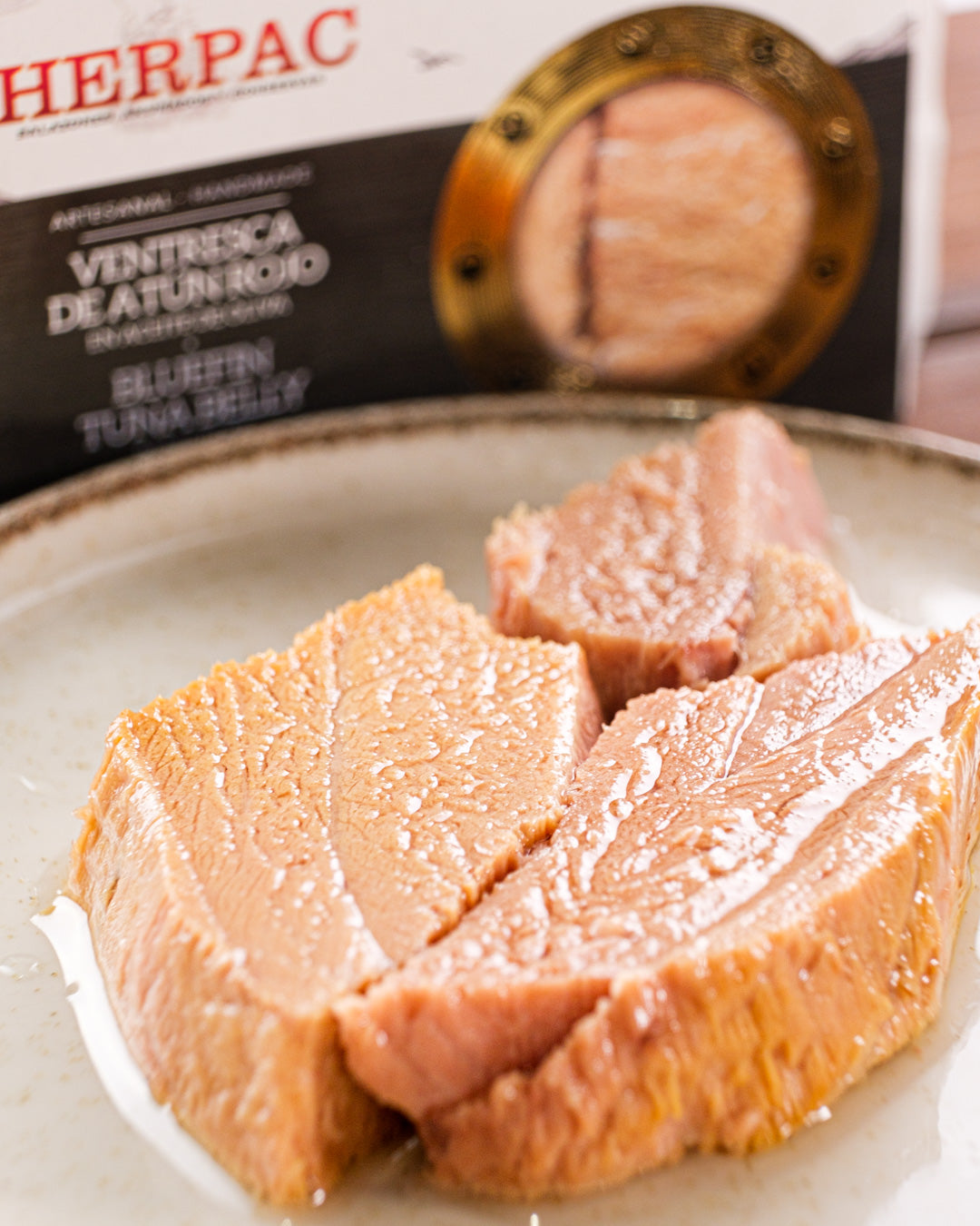 Ventresca de Atún Rojo en Aceite de Oliva de Herpac