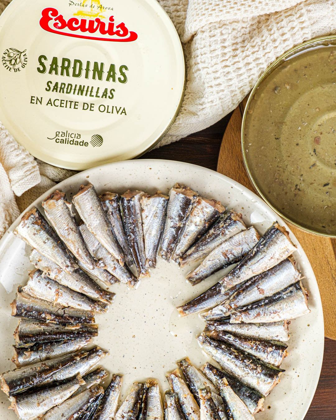 Sardinas en aceite de Escuris