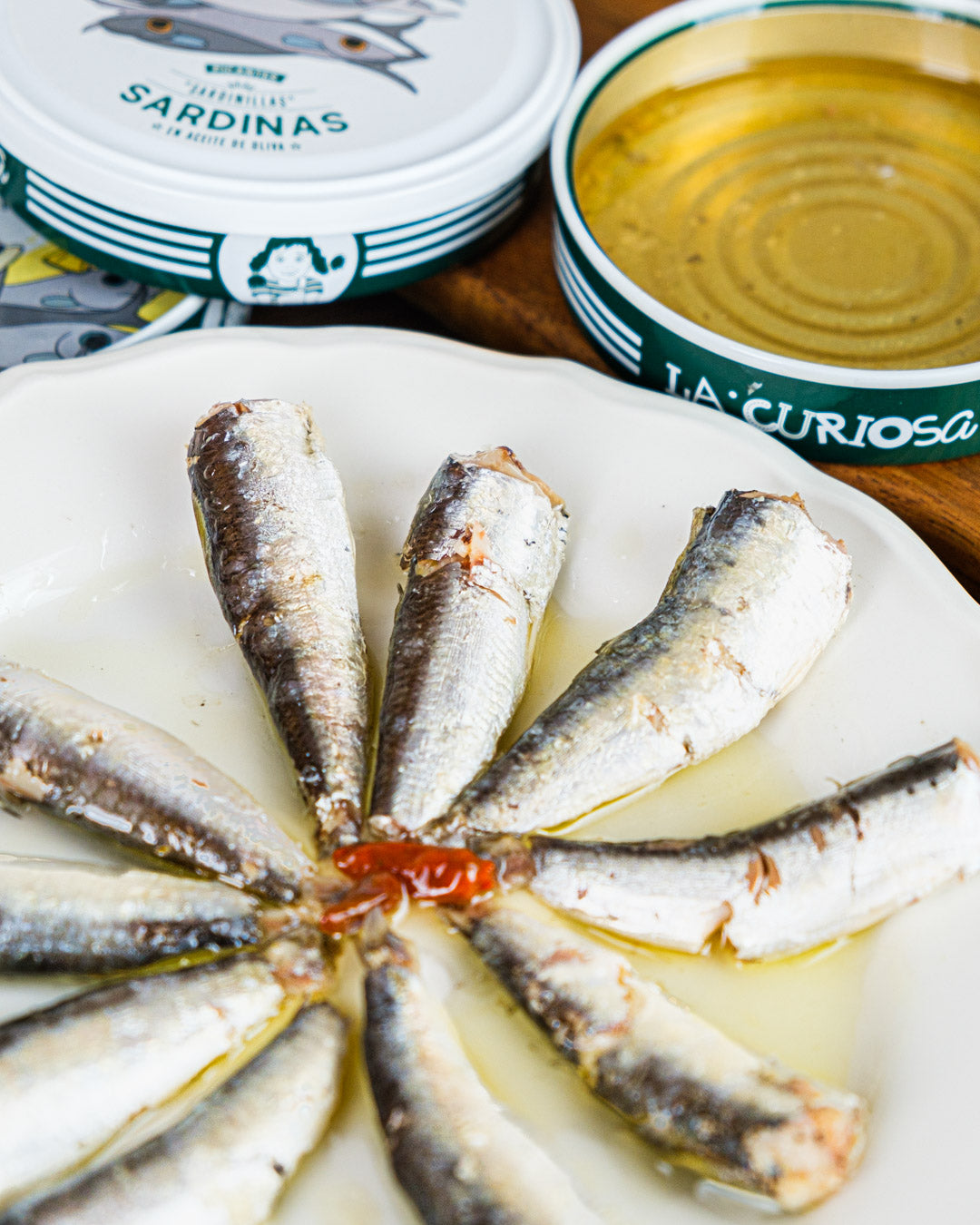 Sardinillas  picantes de La Curiosa