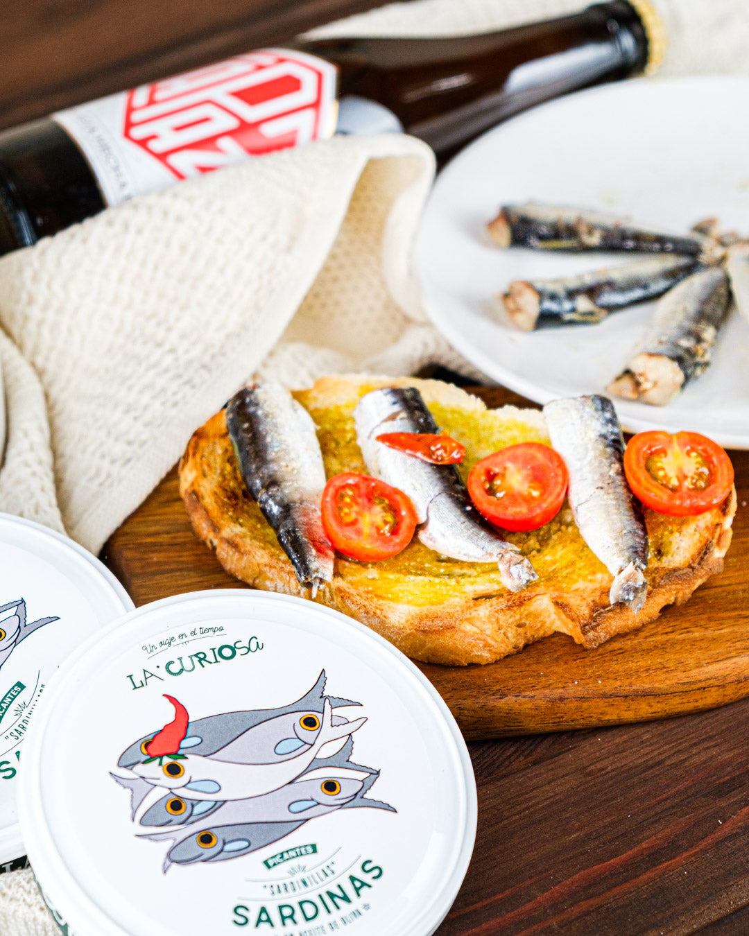 Sardinillas  picantes de La Curiosa