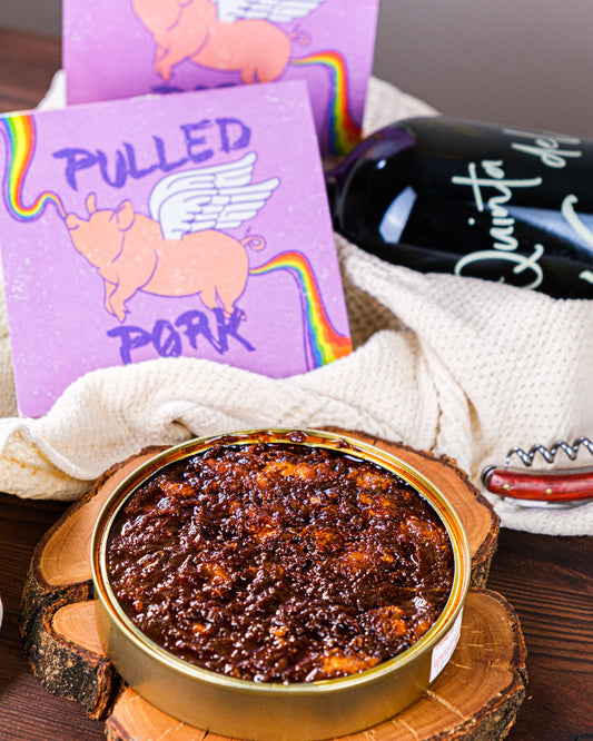 Pulled Pork en Salsa Barbacoa CASA DA AVOA Lata 240 gr.