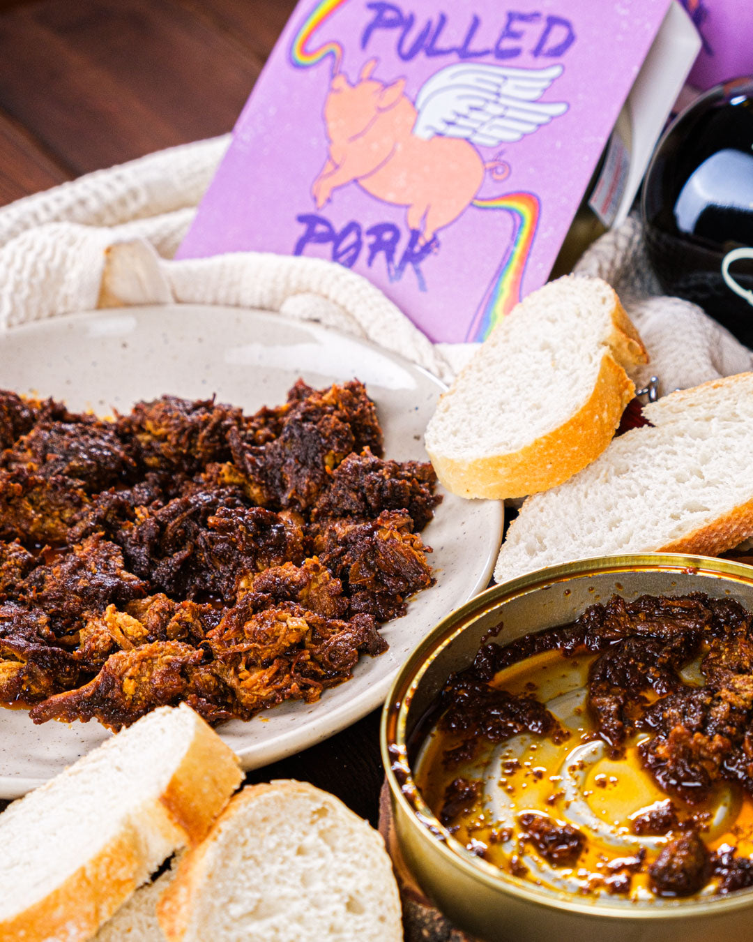 Pulled Pork en Salsa Barbacoa CASA DA AVOA Lata 240 gr.