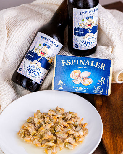 Berberechos al natural de Espinaler