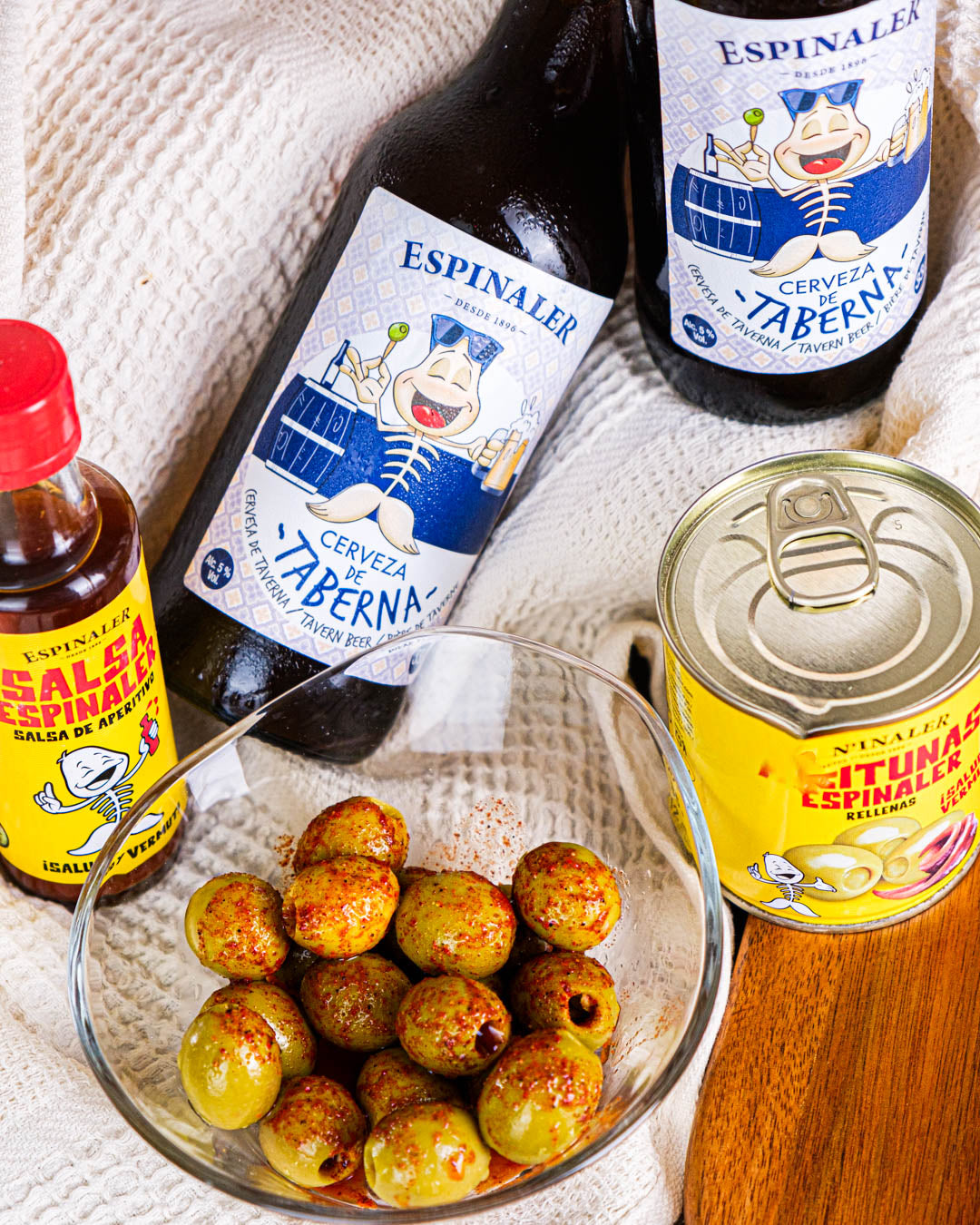 Aceitunas rellenas de Anchoa de  Espinaler (200 gr)