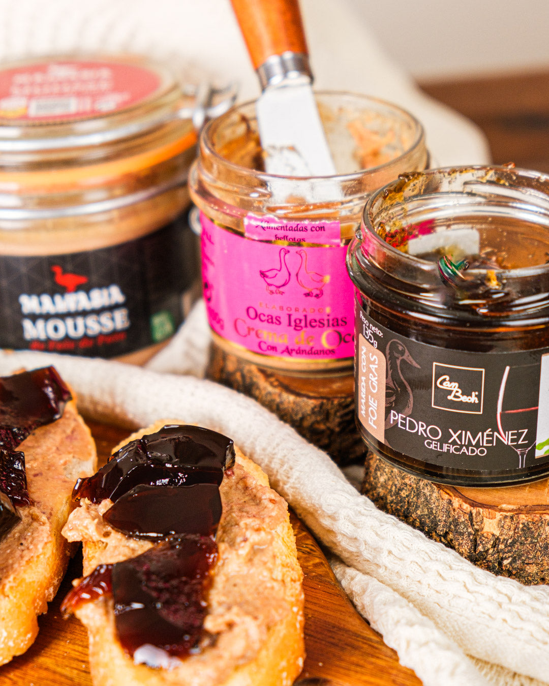 Crema deOca con Arándanos de Ocas Iglesias