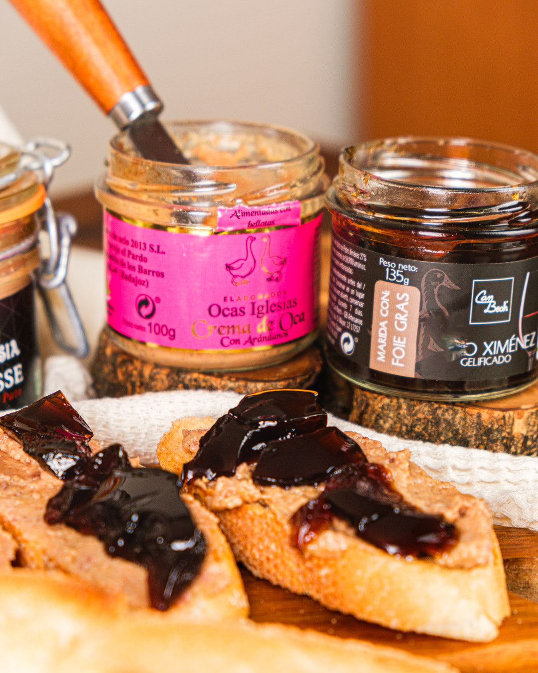 Crema deOca con Arándanos de Ocas Iglesias