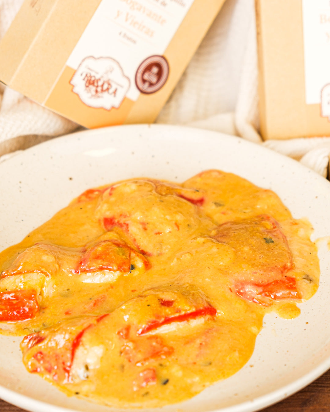 Pimientos Rellenos de Bogavante y Vierias de La Rosara