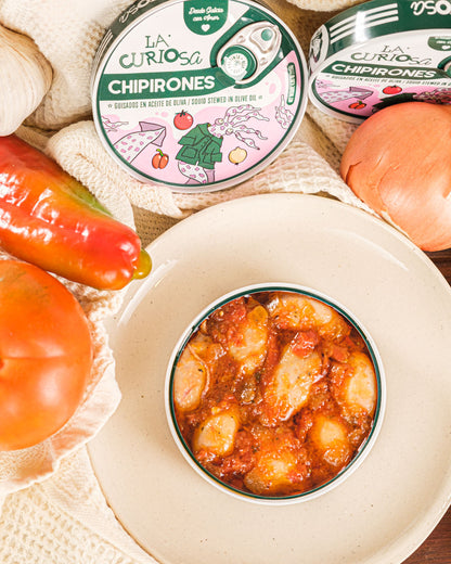 Chipirones Guisados en Aceite de Oliva de La Curiosa