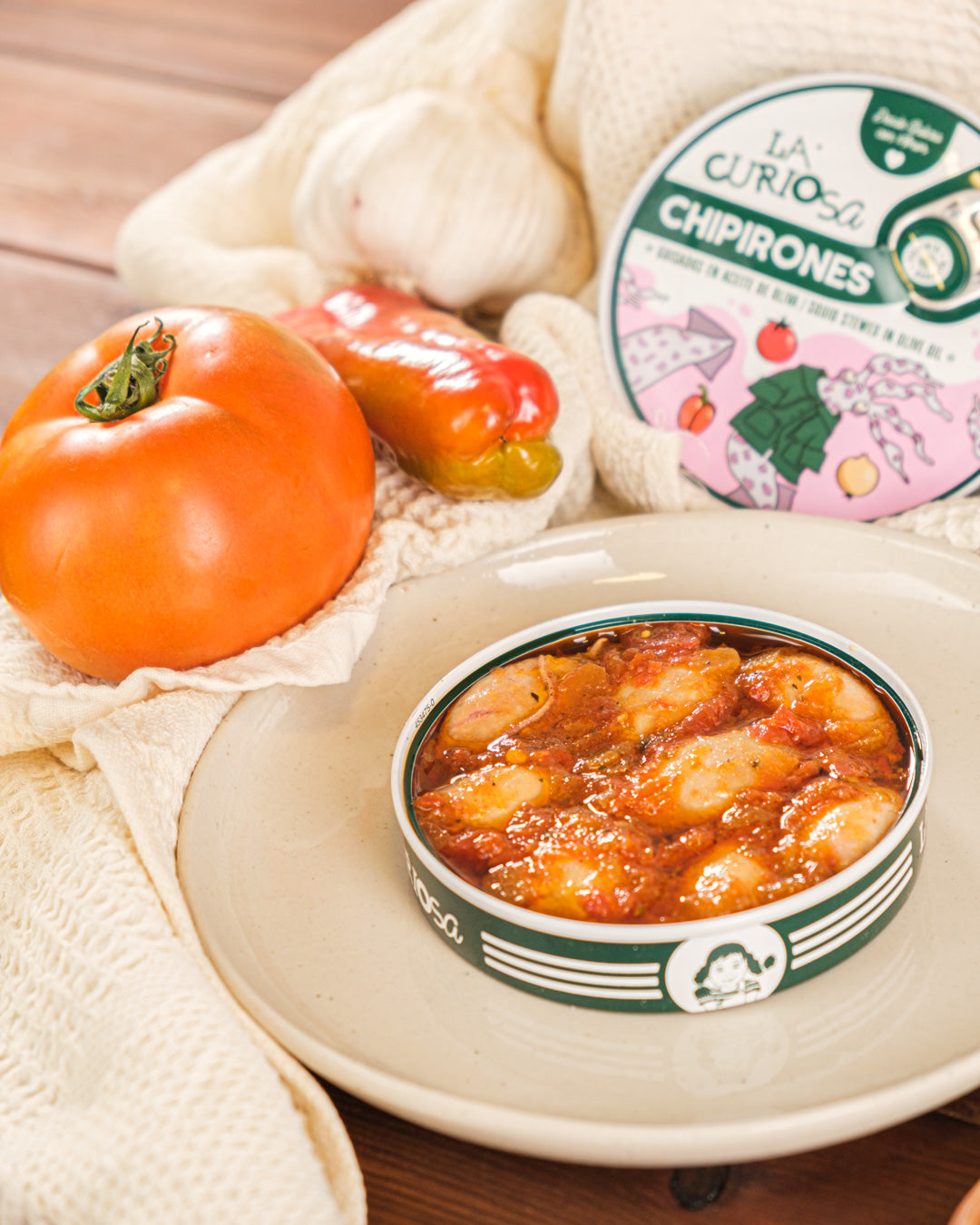 Chipirones Guisados en Aceite de Oliva de La Curiosa