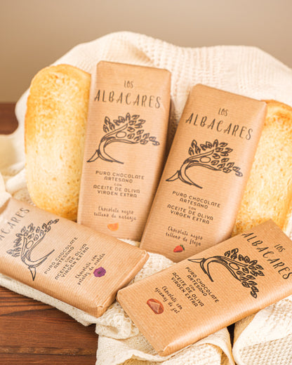 Chocolate Negro Relleno de Fresa de Los Albacares
