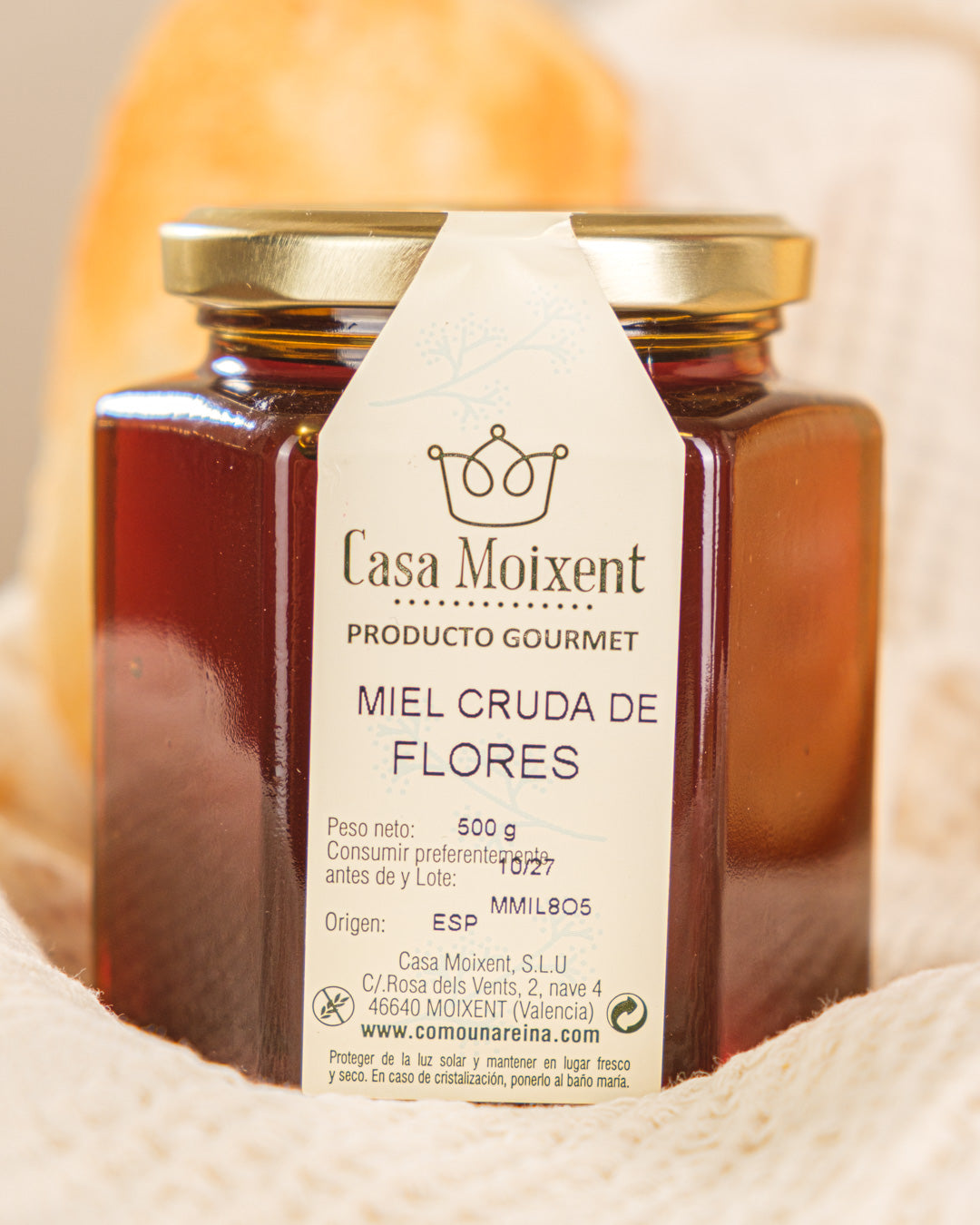 Miel Cruda de Flores de Casa Moixent 500 gr