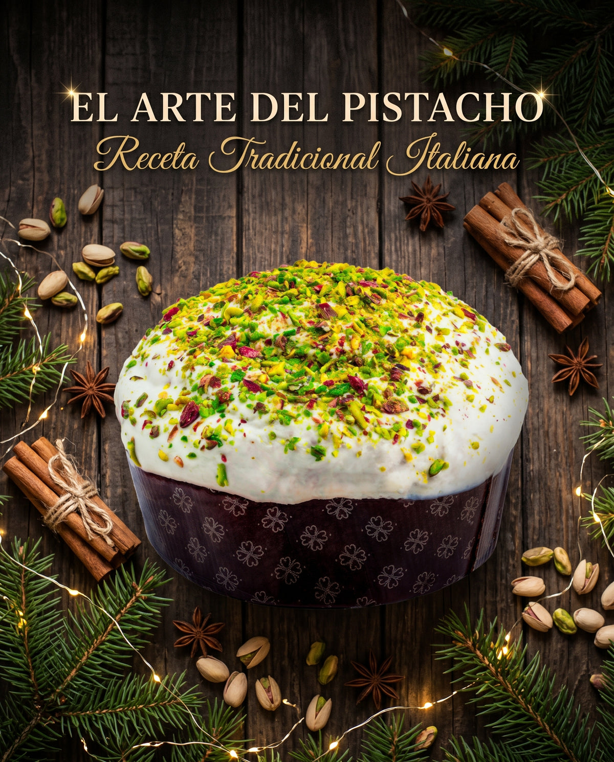 Etnadolce · Panettone de Pistacho 750 gr.