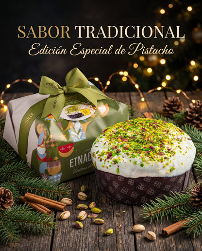 Etnadolce · Panettone de Pistacho 750 gr.