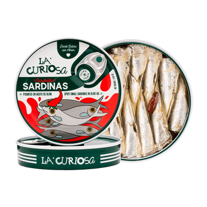 Sardinillas  picantes de La Curiosa